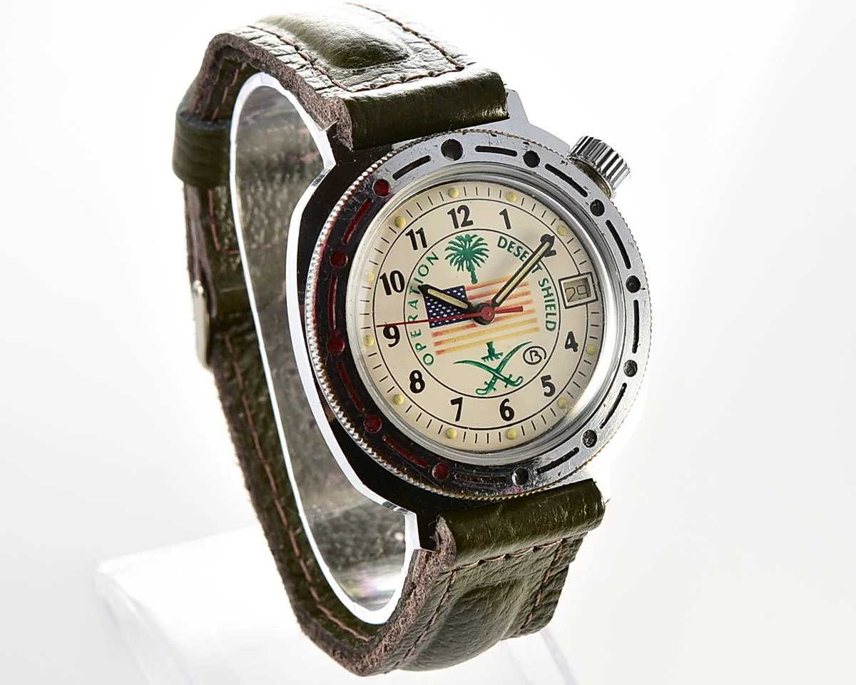 Vostok Commander’s Komandirskie Operation Desert Shield mechanical watch