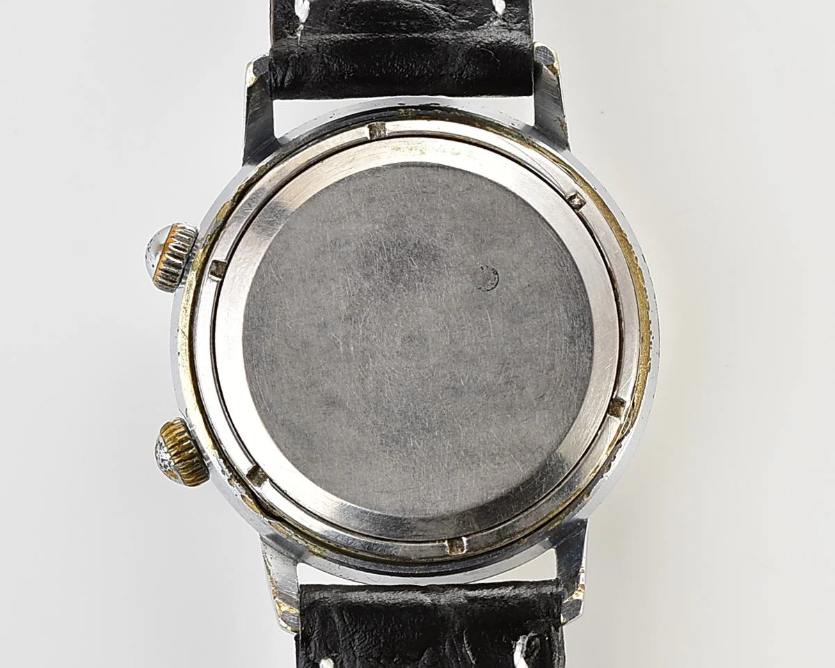 Vintage Soviet mechanical watch Poljot with cream dial & alarm clock function
