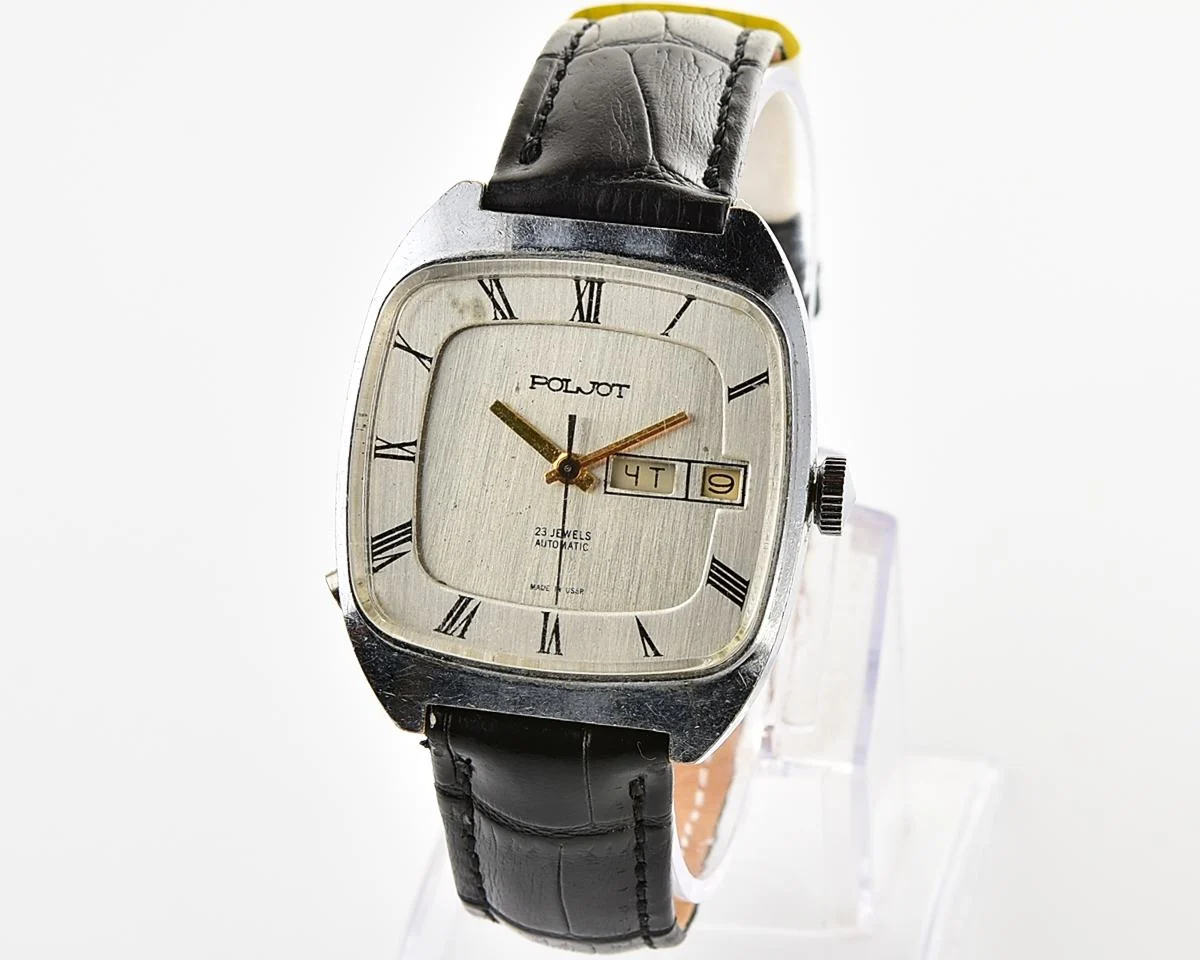 Soviet mechanical Poljot with Automatic self winding movement