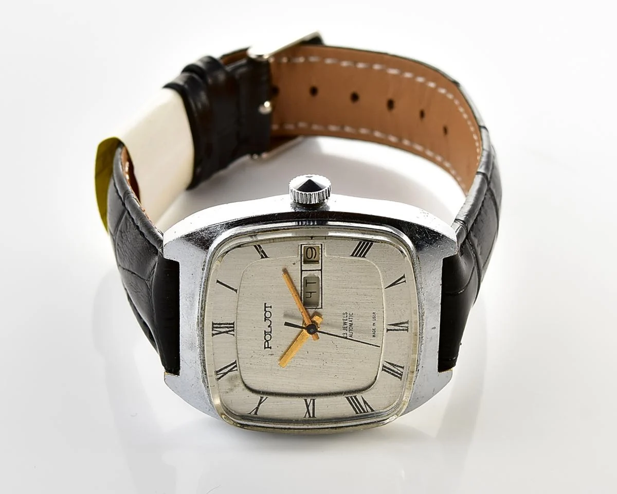 Soviet mechanical Poljot with Automatic self winding movement
