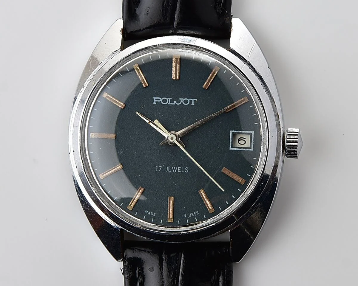 Vintage Soviet Poljot mechanical wristwatch