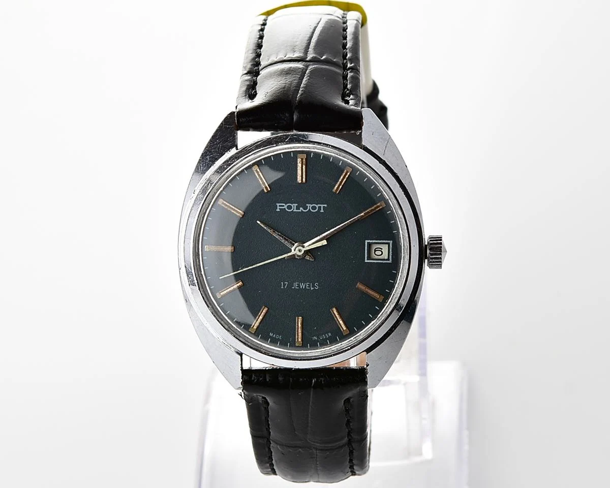 Vintage Soviet Poljot mechanical wristwatch