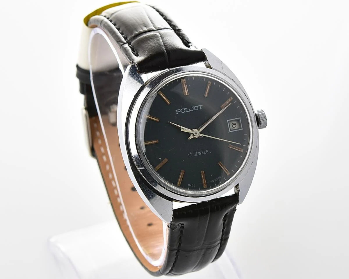 Vintage Soviet Poljot mechanical wristwatch