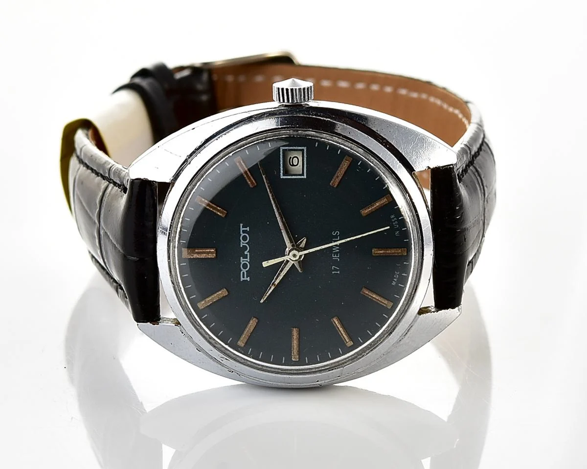 Vintage Soviet Poljot mechanical wristwatch