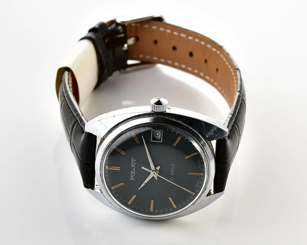 Vintage Soviet Poljot mechanical wristwatch