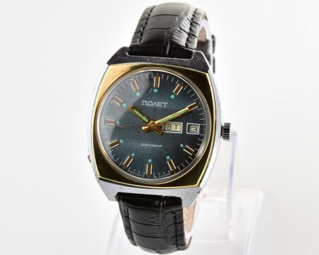 Rare soviet POLJOT mechanical watch with automatic self winding movement