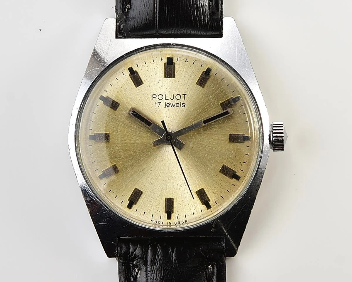 Soviet Poljot mechanical wrist watch