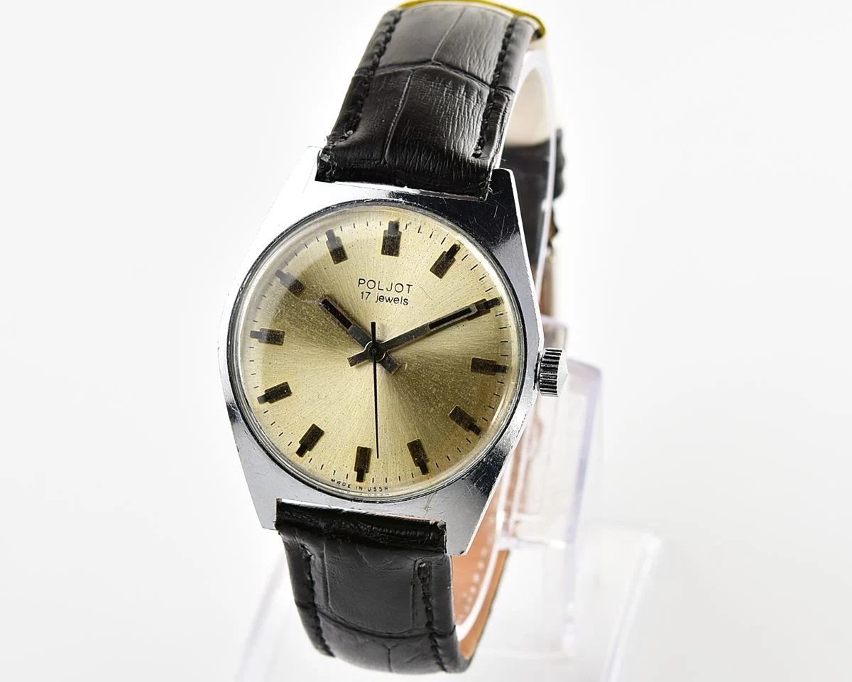 Soviet Poljot mechanical wrist watch