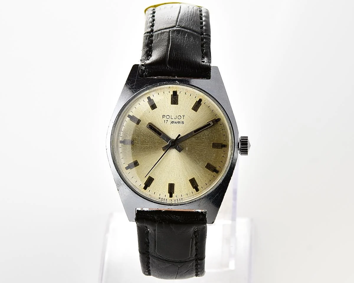 Soviet Poljot mechanical wrist watch