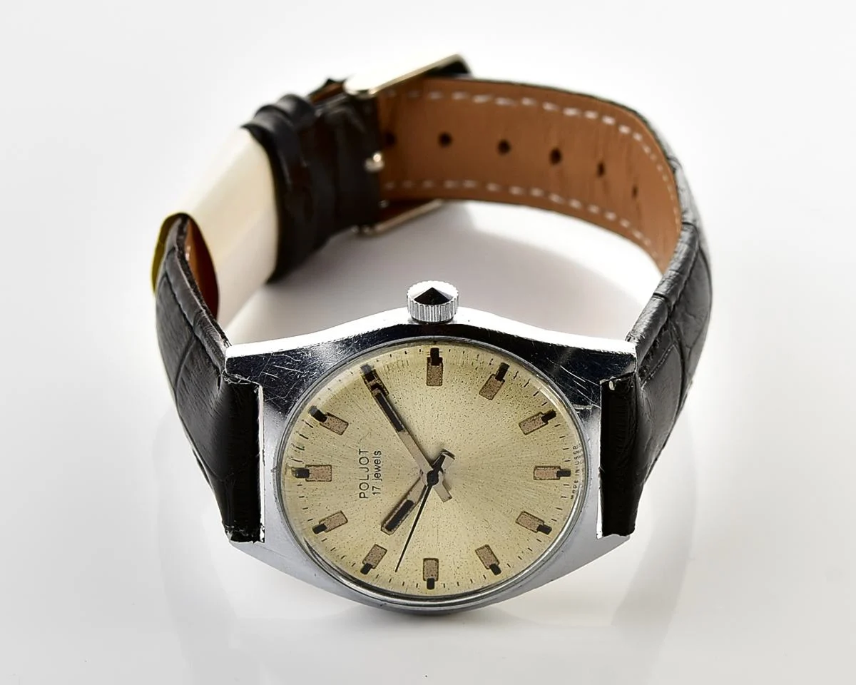 Soviet Poljot mechanical wrist watch