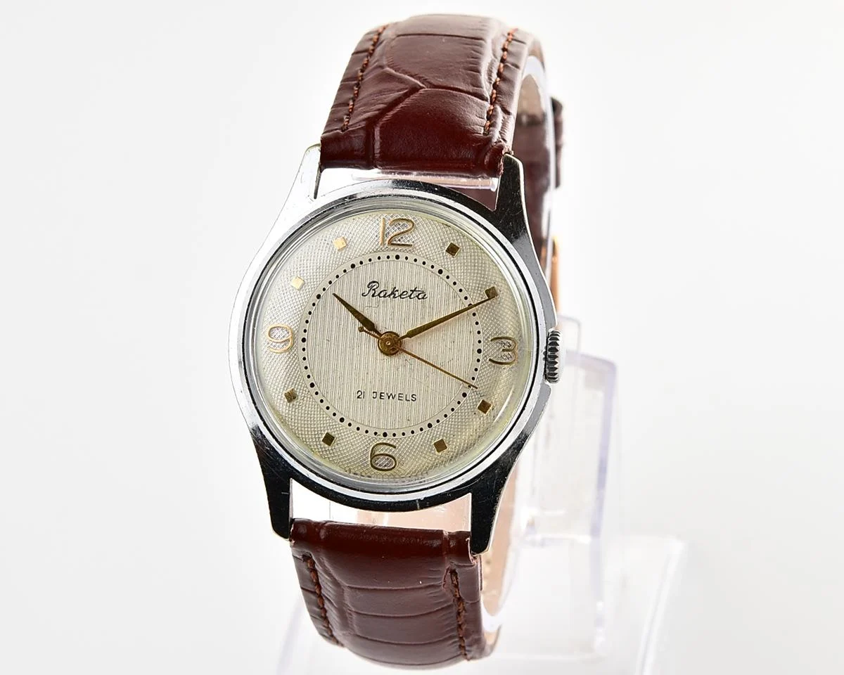 Excellent Soviet Raketa Baltica vintage mechanical watch