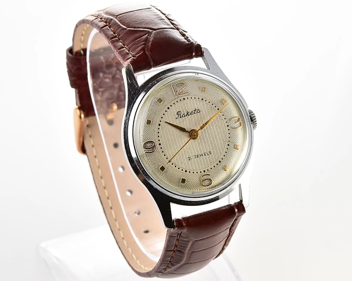 Excellent Soviet Raketa Baltica vintage mechanical watch
