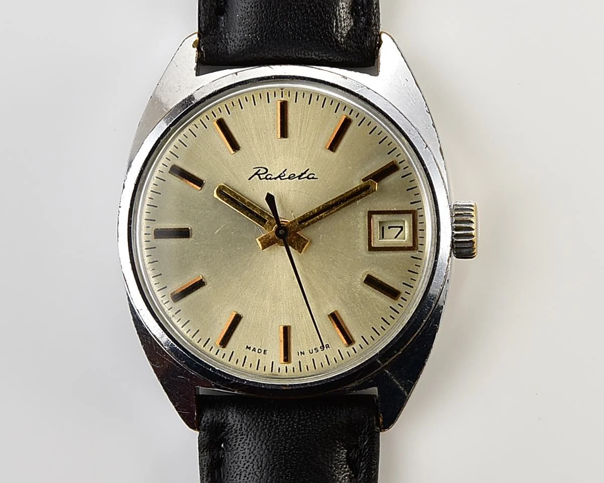 Soviet Raketa vintage mechanical watch