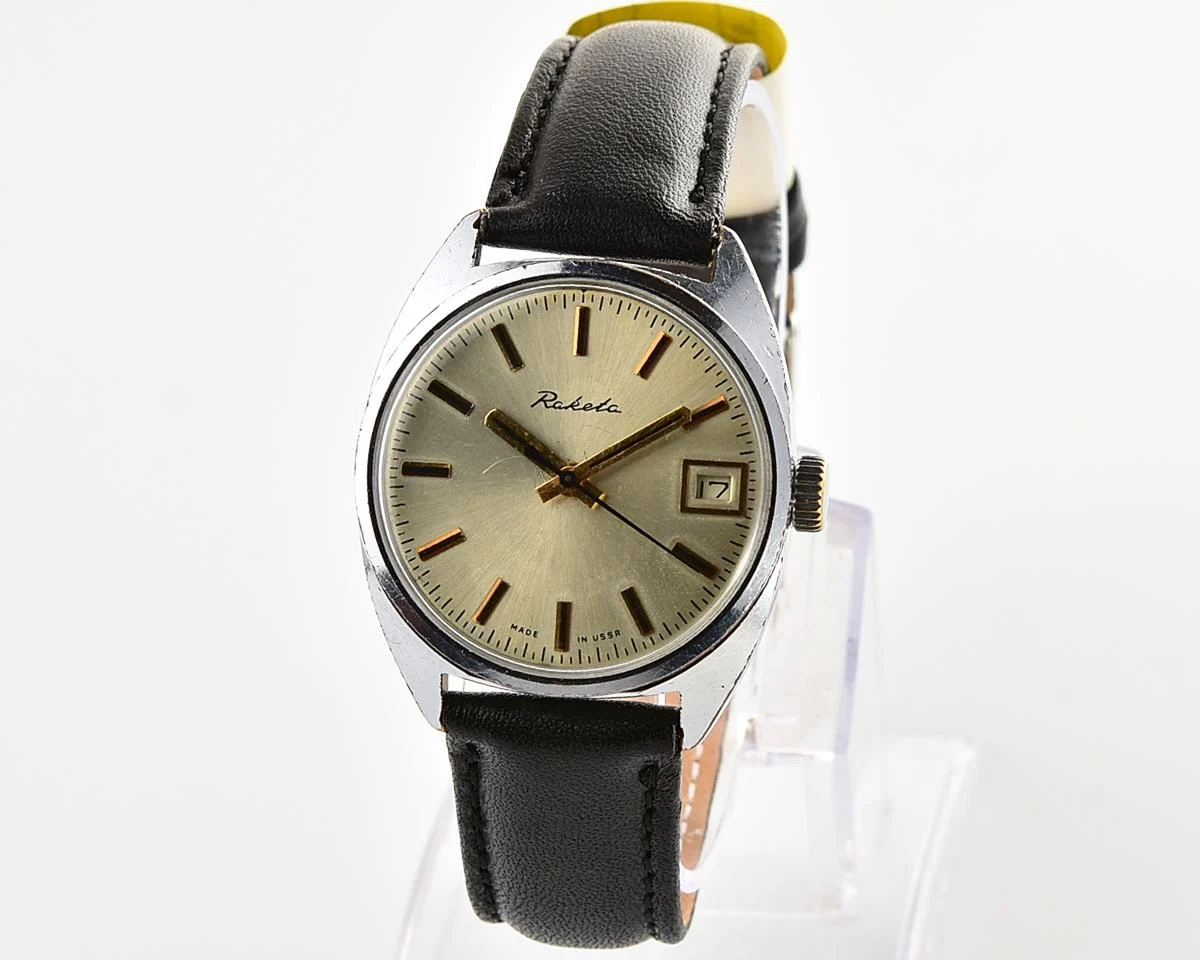 Soviet Raketa vintage mechanical watch