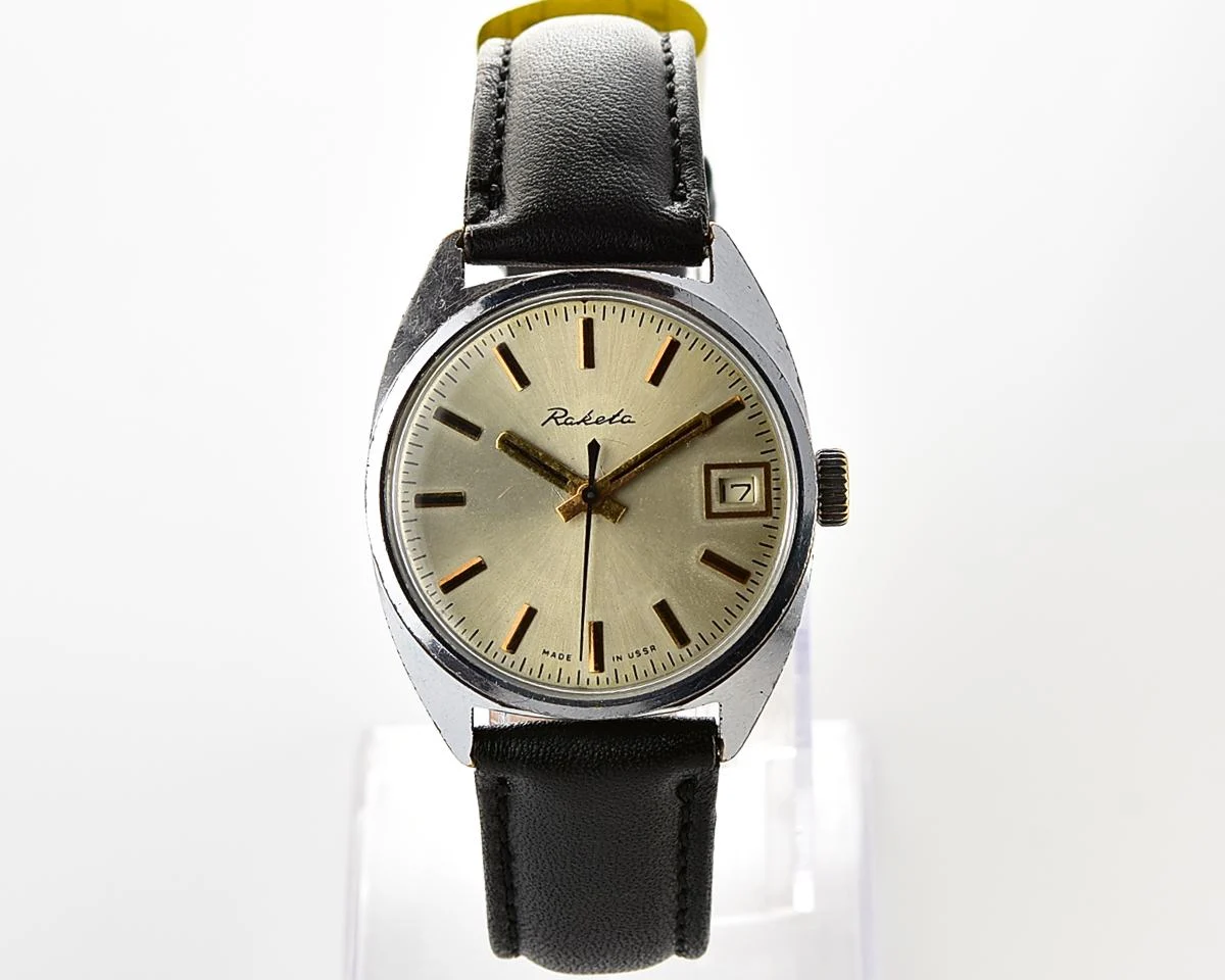 Soviet Raketa vintage mechanical watch