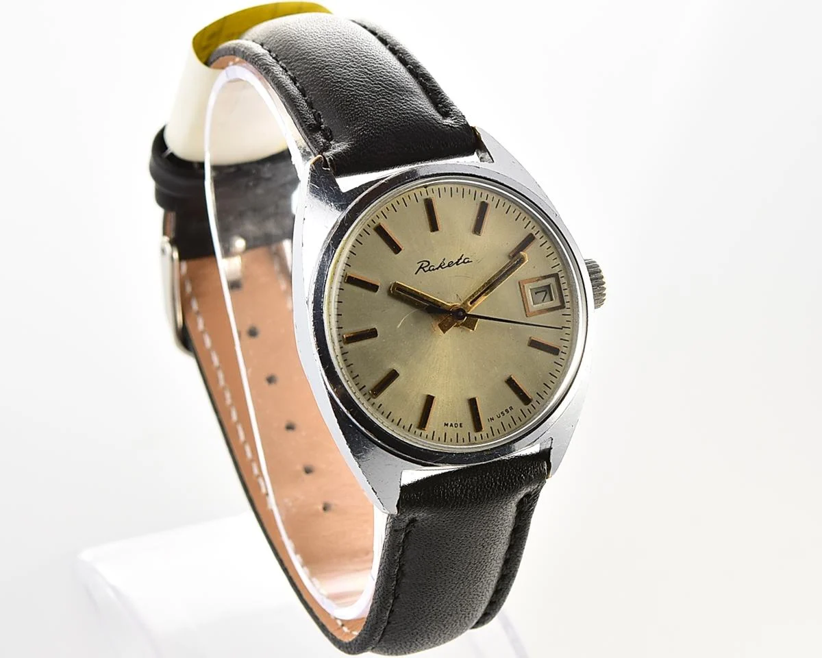 Soviet Raketa vintage mechanical watch