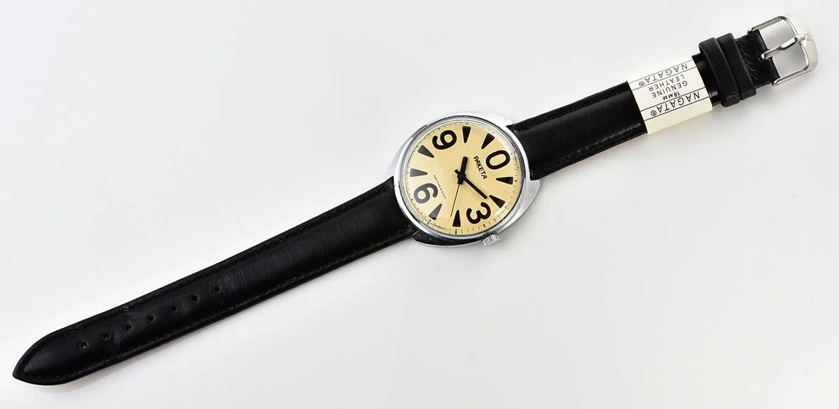 Soviet mechanical Raketa wristwatch "Big Zero"