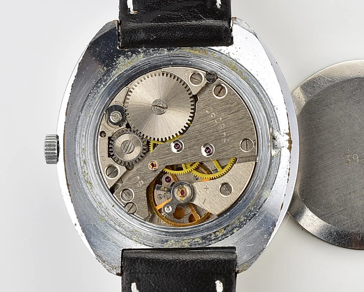 Soviet mechanical Raketa wristwatch "Big Zero"