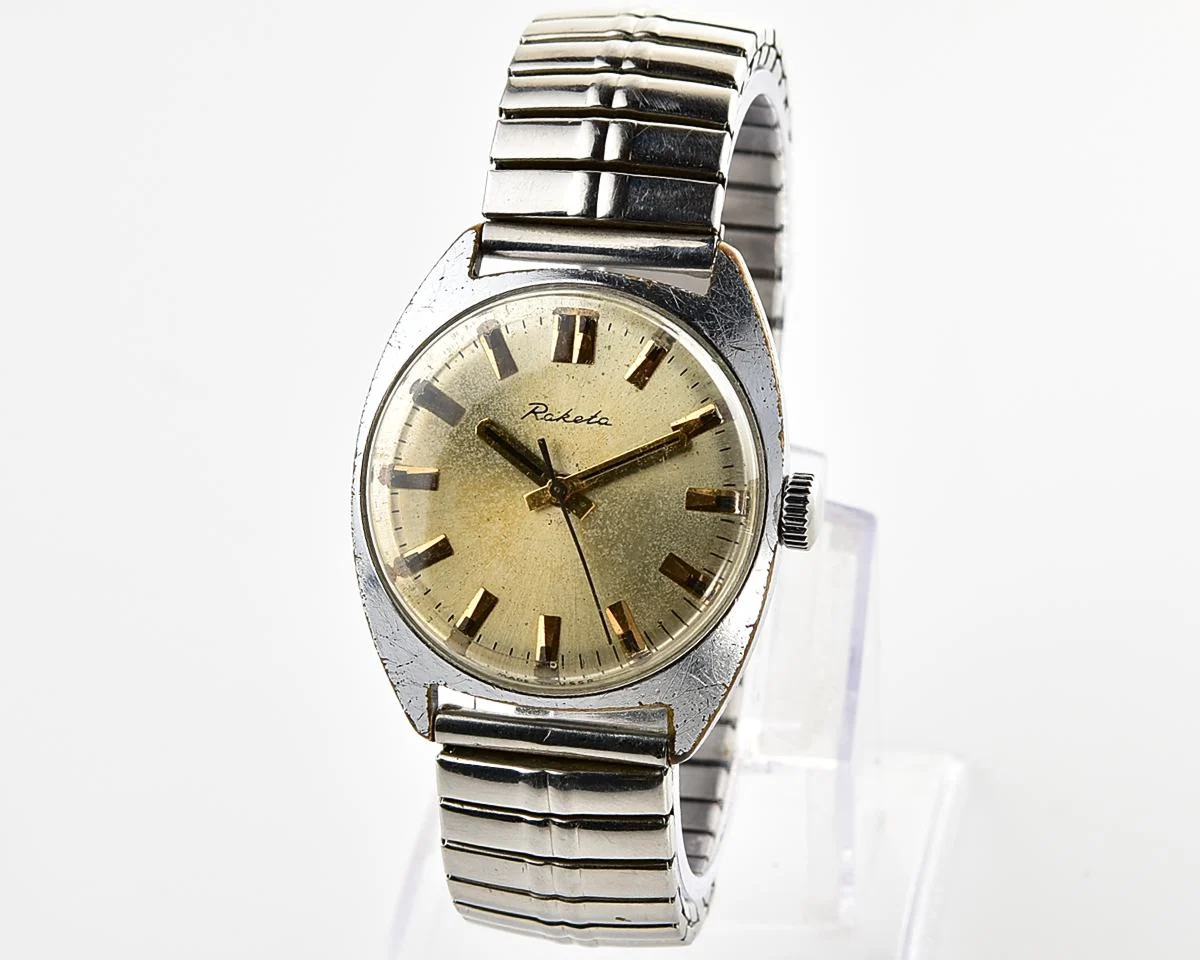 Soviet Raketa vintage mechanical watch