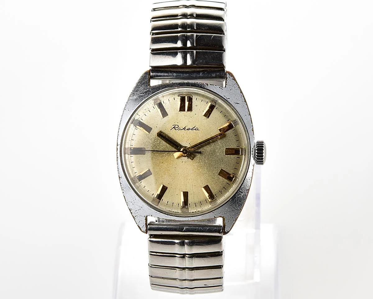 Soviet Raketa vintage mechanical watch