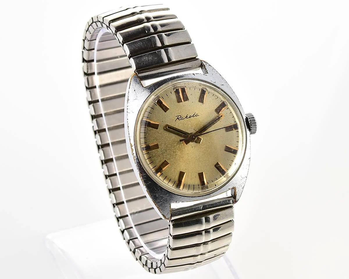 Soviet Raketa vintage mechanical watch