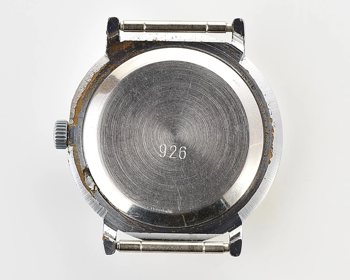 Soviet Raketa vintage mechanical watch with uncommon textured dial