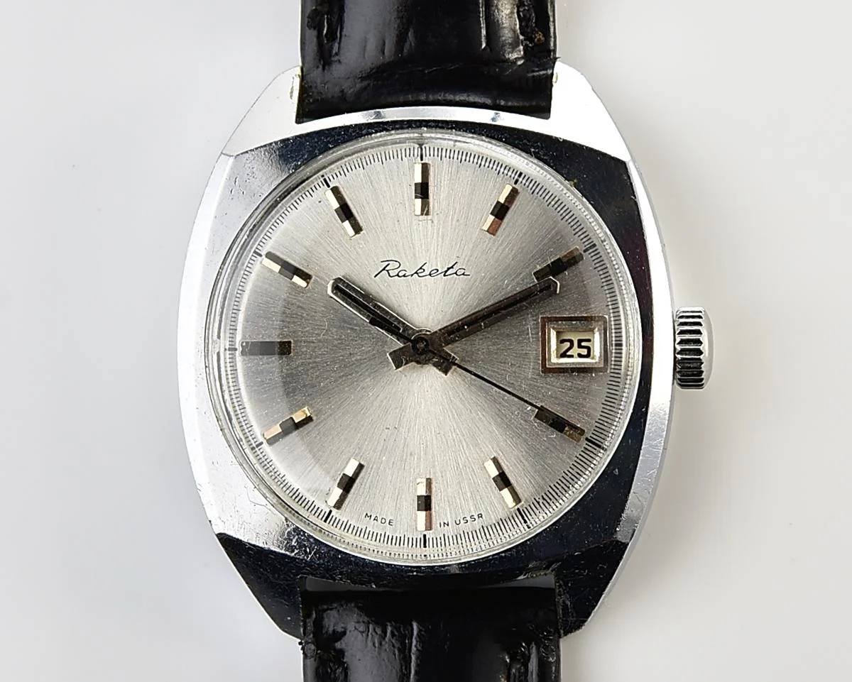 Soviet Raketa vintage mechanical watch