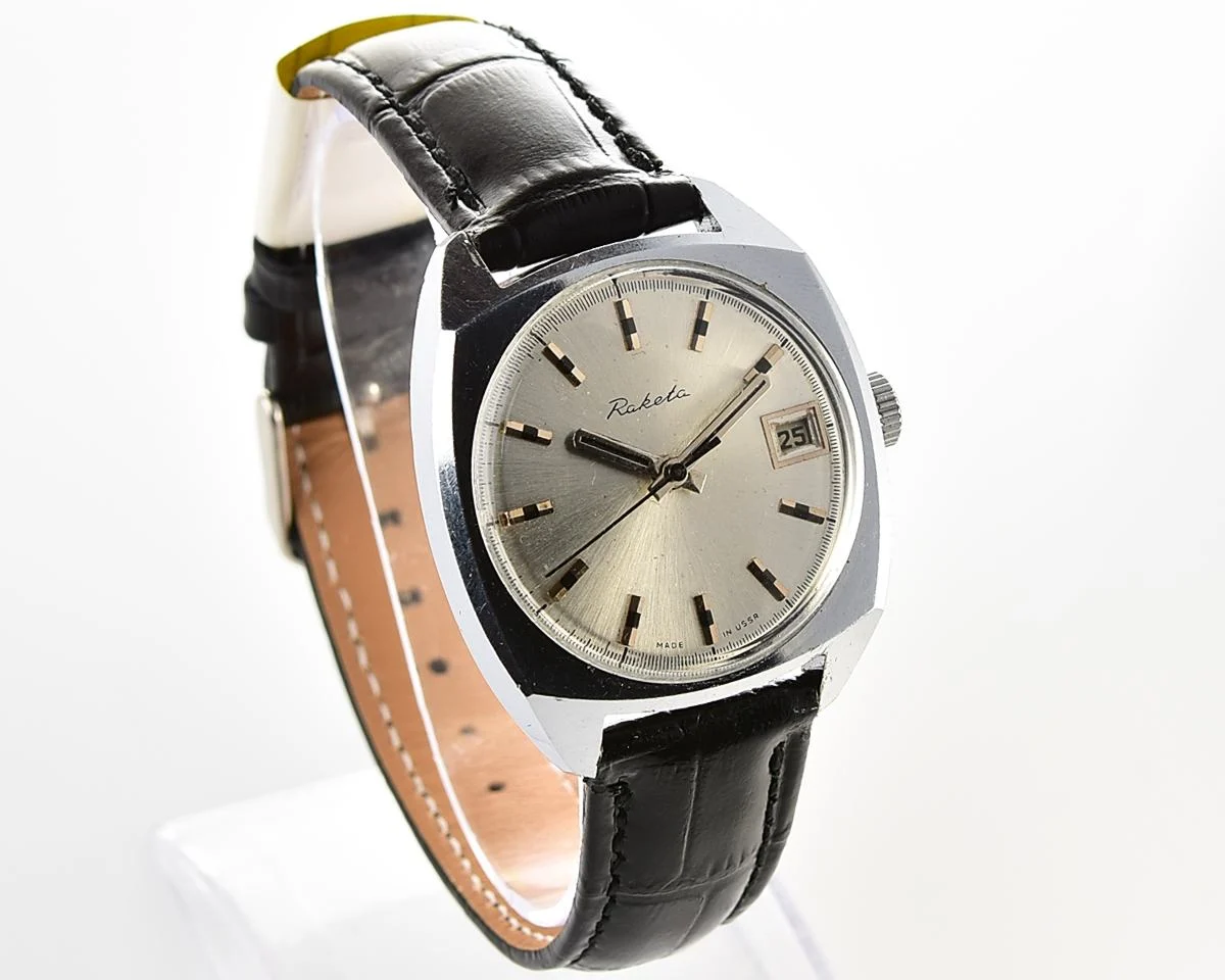 Soviet Raketa vintage mechanical watch