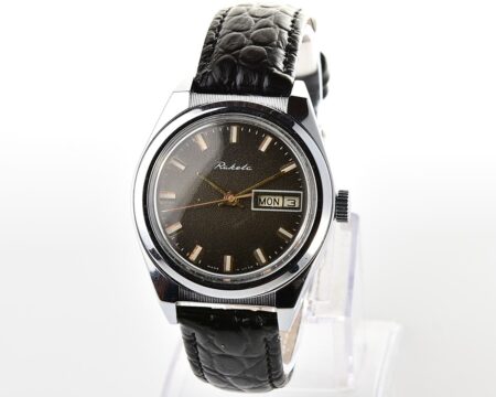 RAKETA vintage mechanical wrist watch with double calendar