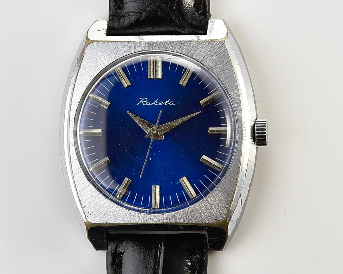 Soviet Raketa vintage mechanical watch