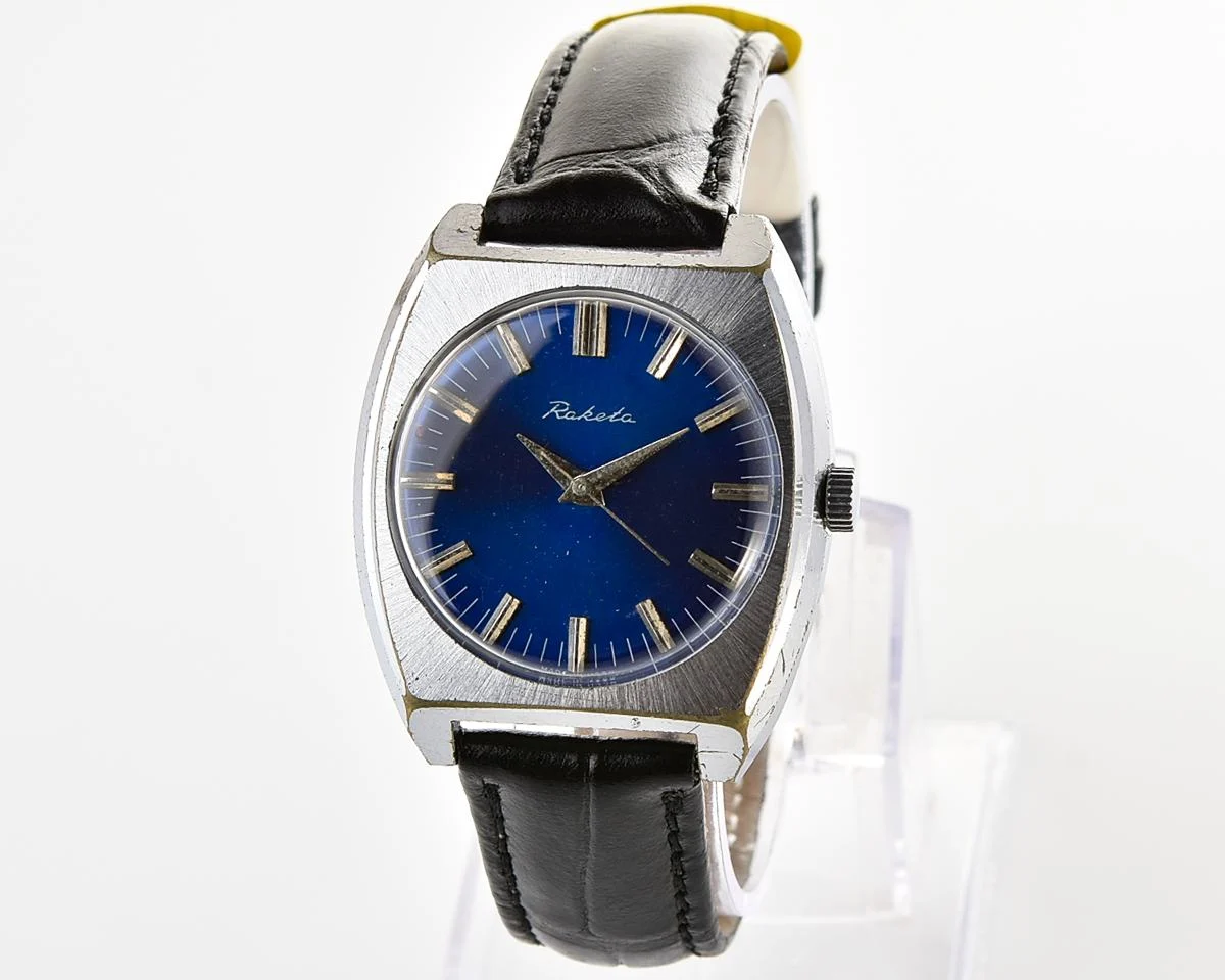 Soviet Raketa vintage mechanical watch