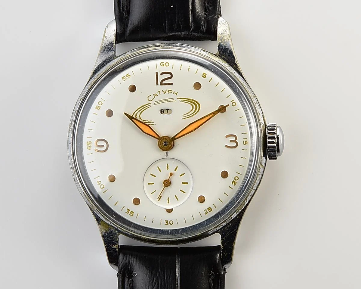 Rare! Vintage Soviet Saturn mechanical watch from the 1950s