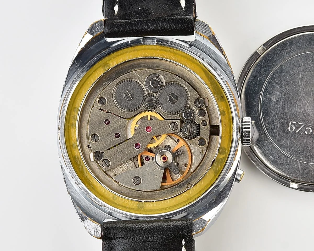 Slava vintage Soviet mechanical wristwatch