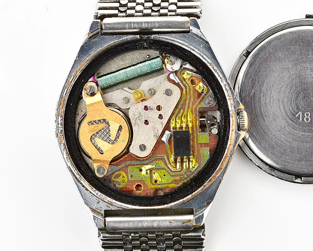 Soviet Slava watch with quartz movement