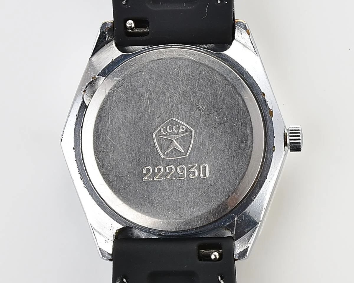 Hexagonal Slava Soviet mechanical vintage watch