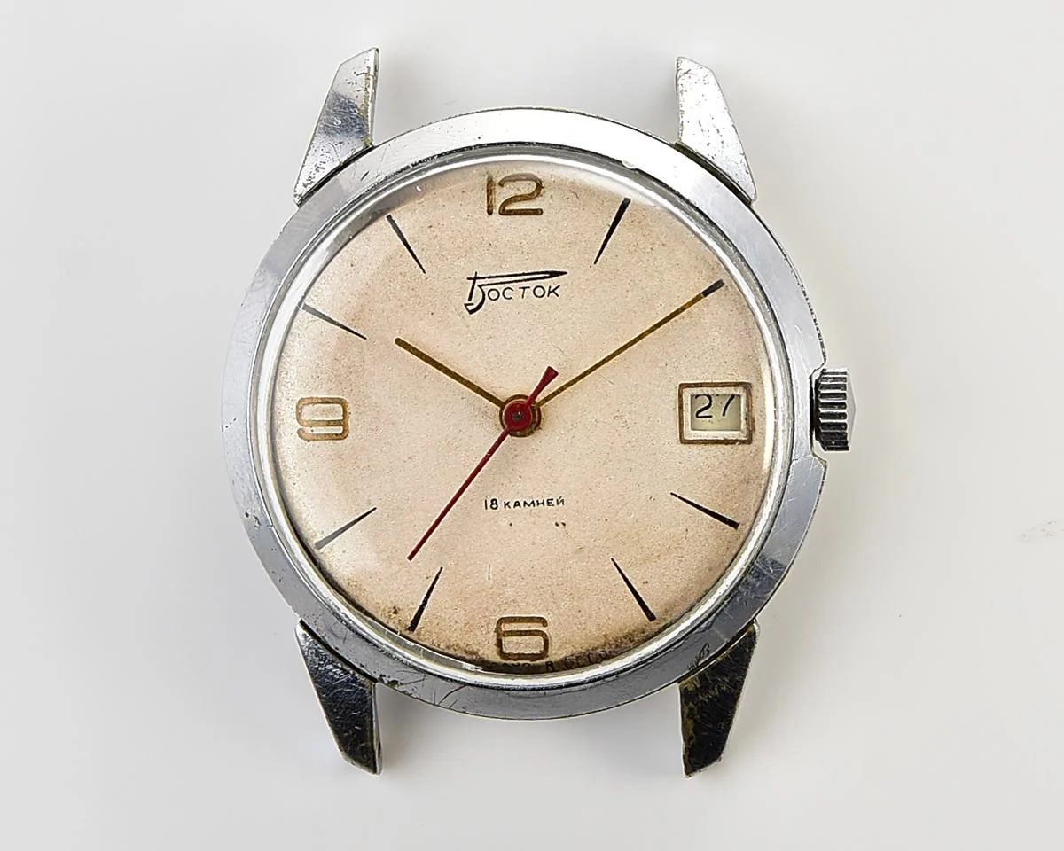 Vintage Wostok (Vostok) - ultra-thin Soviet mechanical wristwatch