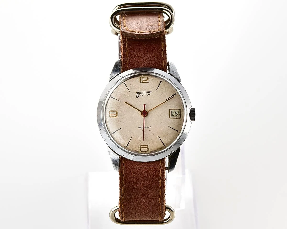 Vintage Wostok (Vostok) - ultra-thin Soviet mechanical wristwatch