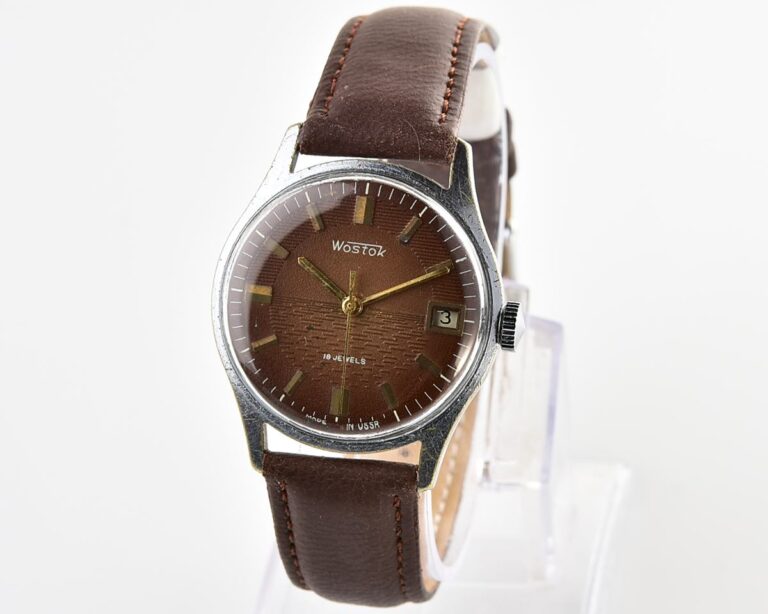 Vintage soviet Vostok mechanical wristwatch