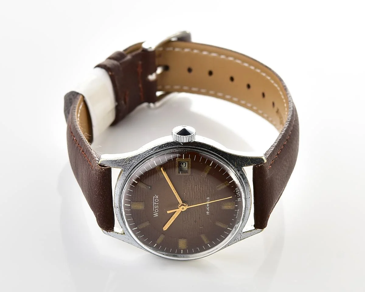 Vintage Soviet Vostok mechanical wristwatch