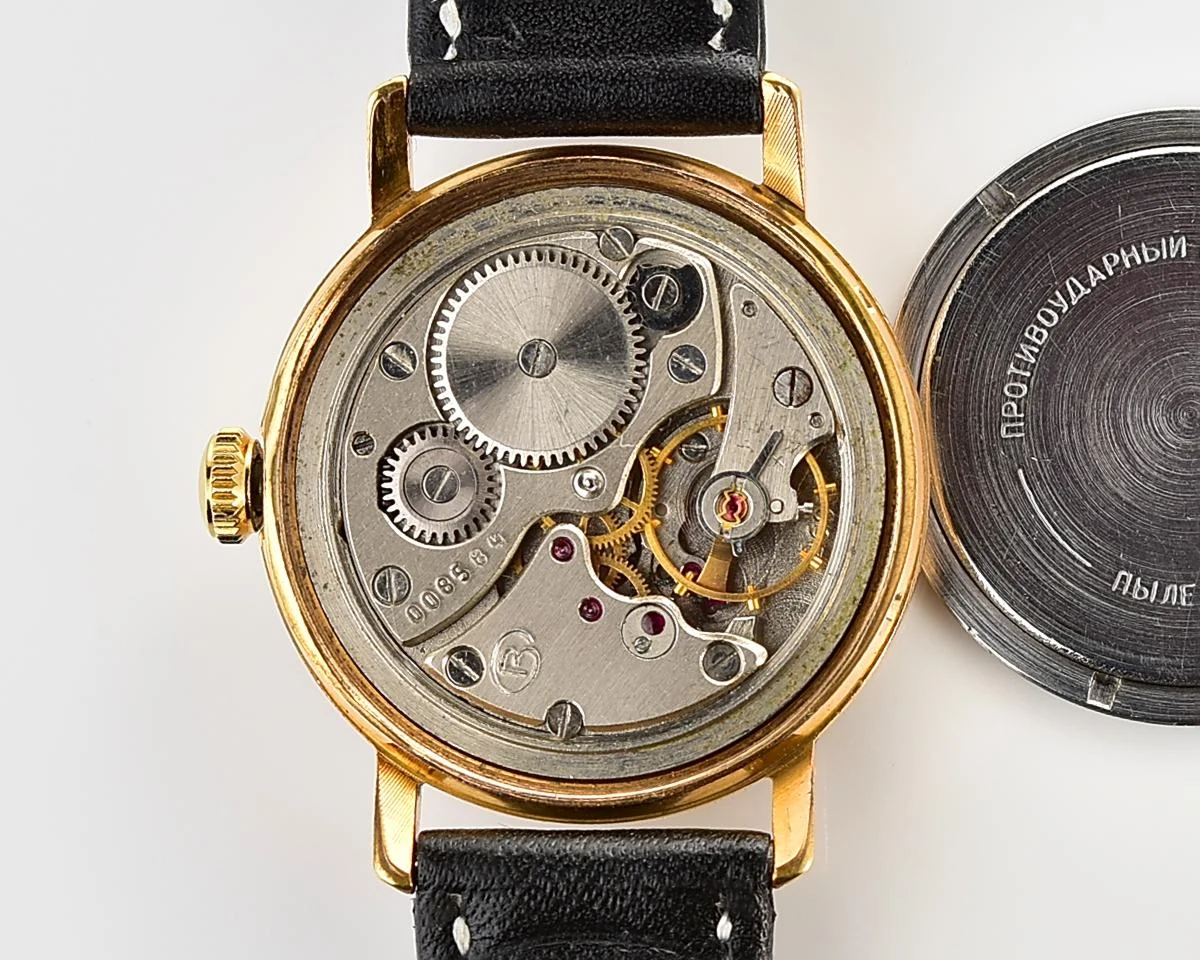 Vintage Soviet Wostok (Vostok) mechanical gold-plated wrist watch