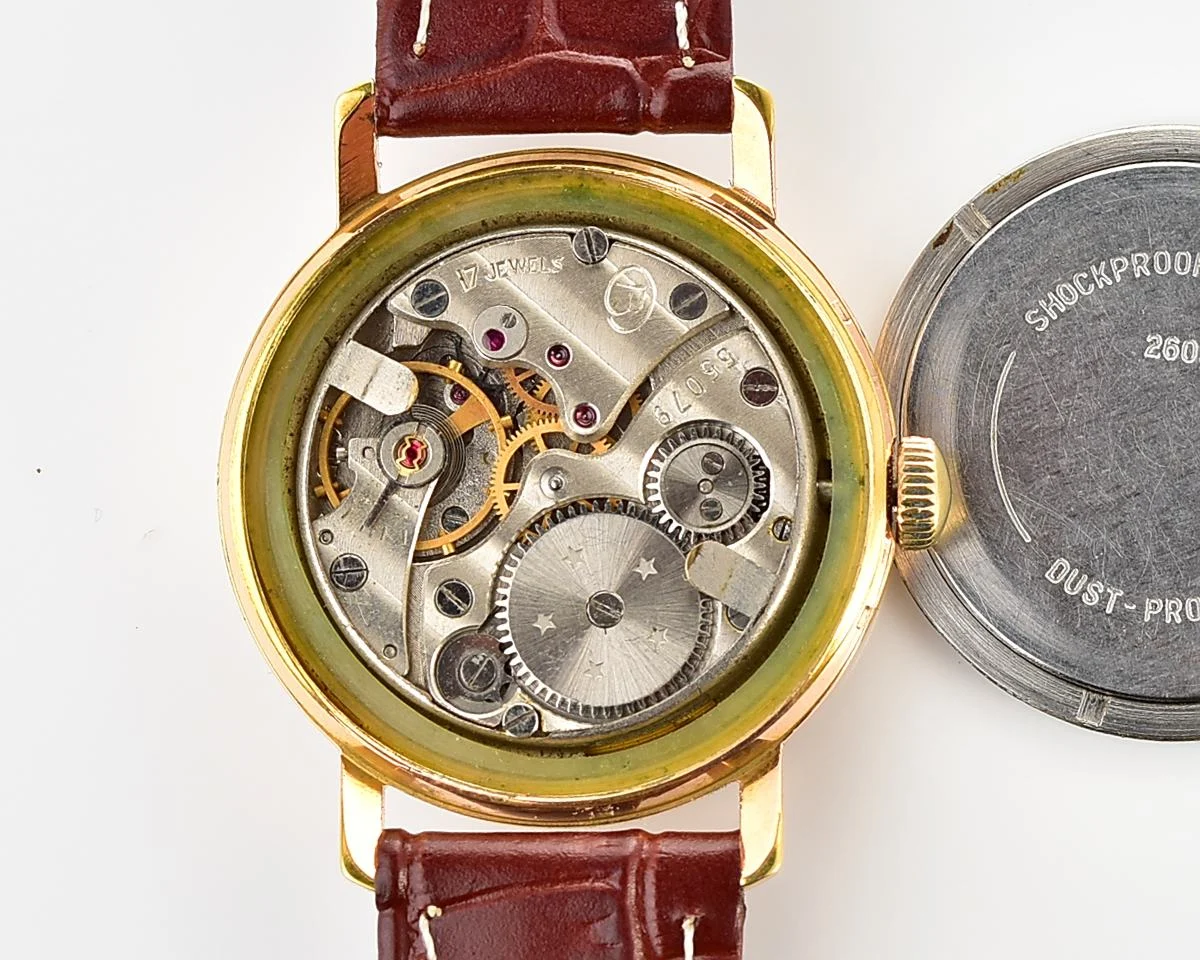 Vintage Soviet Wostok mechanical gold-plated wrist watch