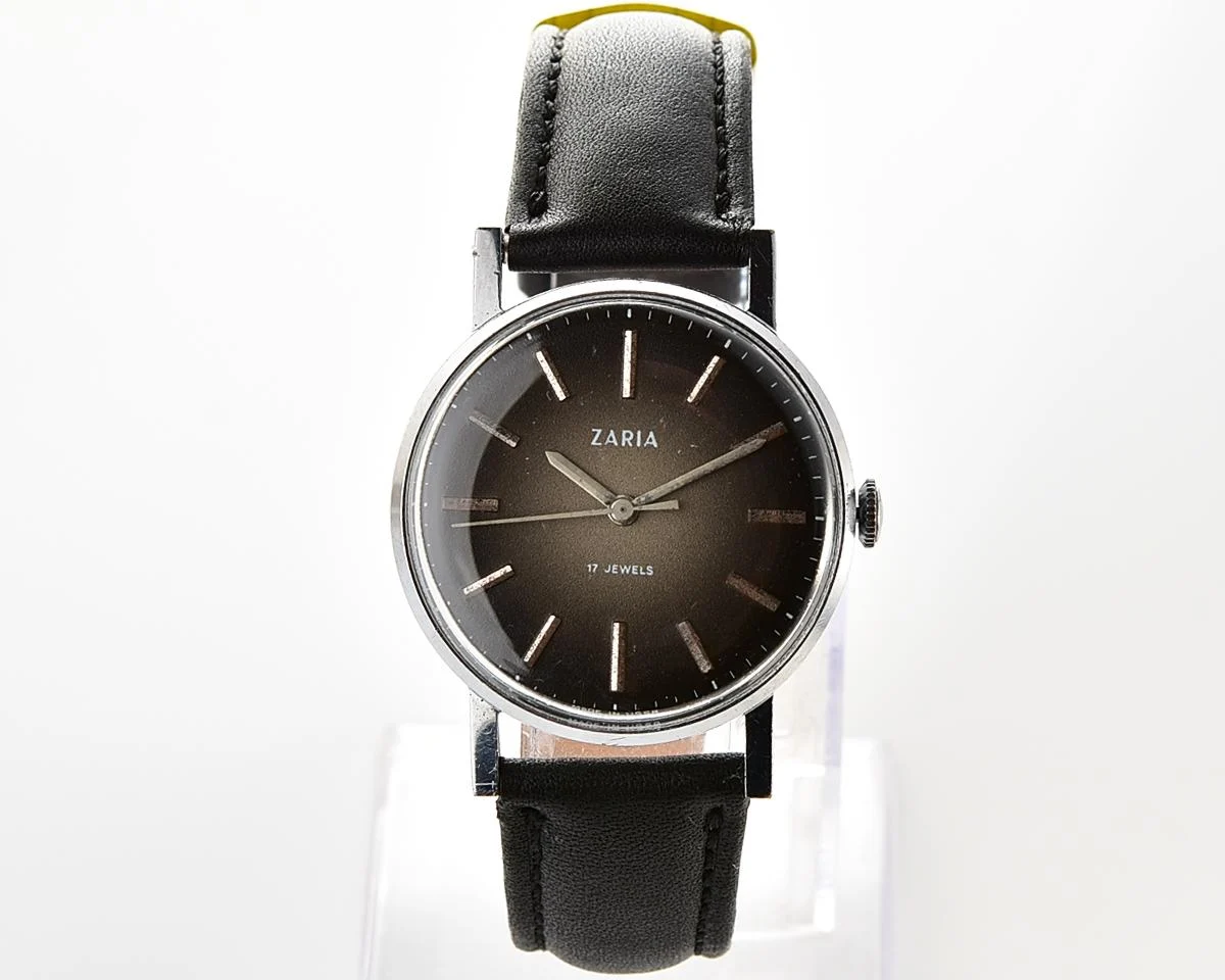 Vintage mechanical Zaria Soviet watch