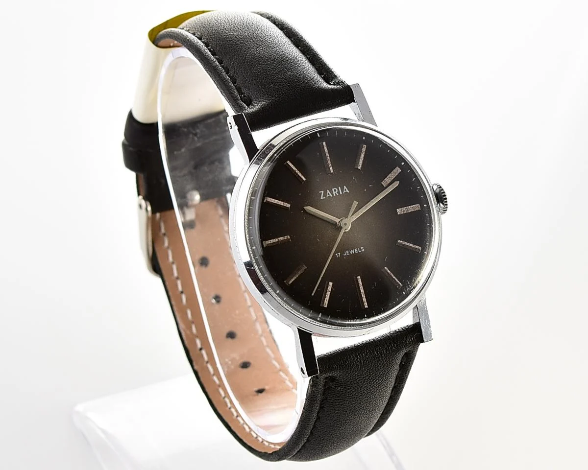 Vintage mechanical Zaria Soviet watch