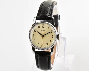 Vintage Soviet mechanical Zim watch with central seconds hand