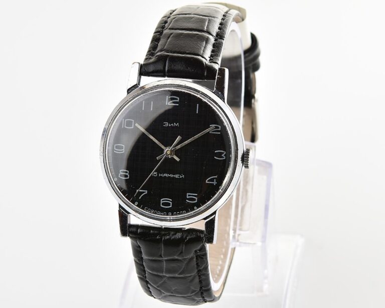 ZiM soviet mechanical watch with unusual dial