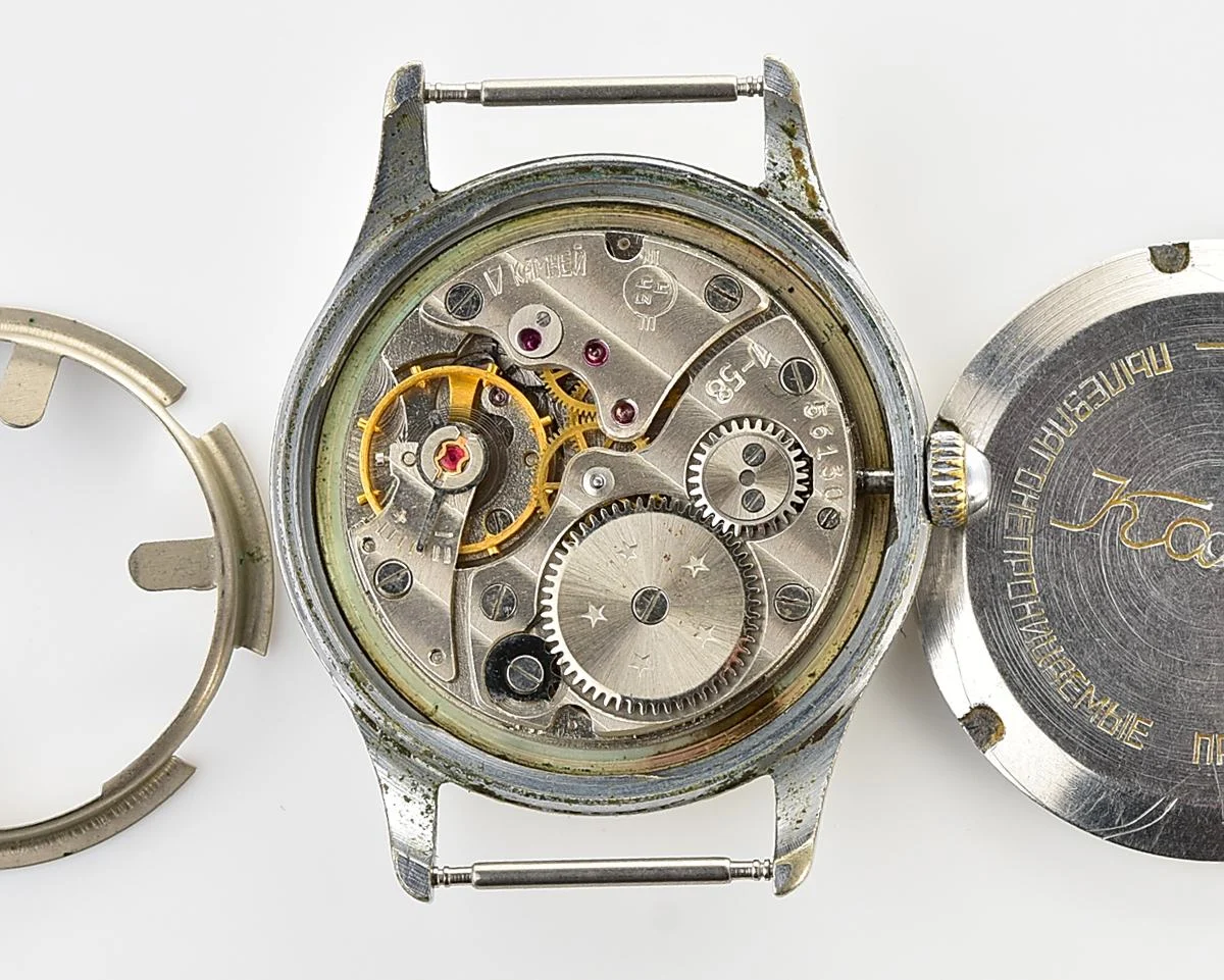 Vintage Soviet Kama mechanical watch, from the 1st quarter of 1958