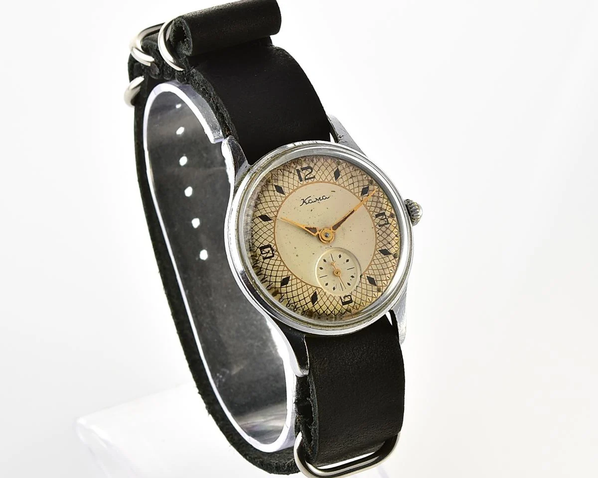 Vintage Soviet Kama mechanical watch, from the 1st quarter of 1958