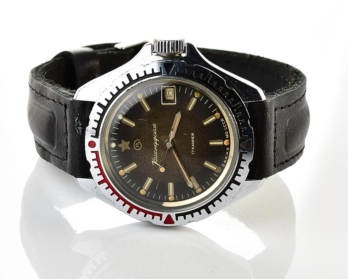 Vostok Komandirskie "Zakaz MO CCCP" limited series watch - rare duo-tone dial!