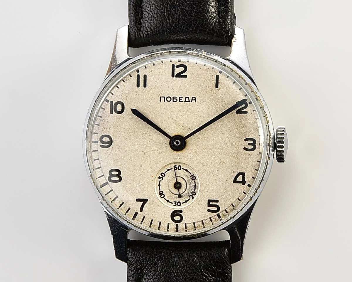 Excellent Soviet mechanical Pobeda watch, ChChZ, the 4th quarter of 1954