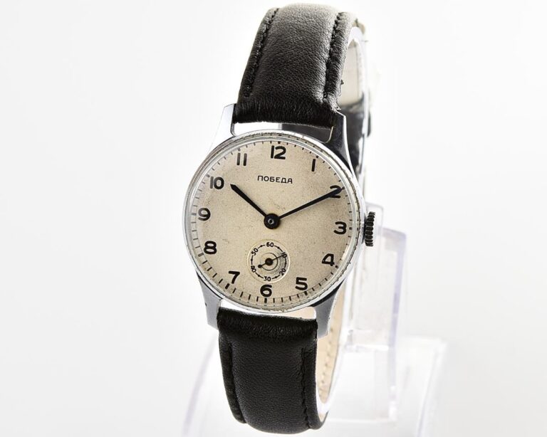 Excellent soviet mechanical POBEDA watch, ChChZ, the 4th quarter of 1954